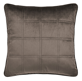 Polštář CORTINA hnědá 50x50 cm Mybesthome