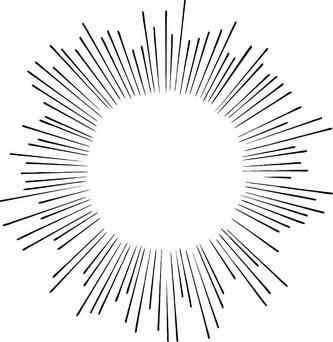 ARTEMISS Paprsky - plastová šablona 401 Rozměr: G 29x29cm