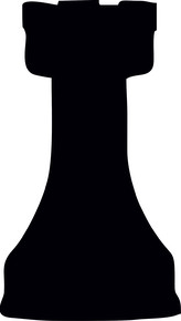 ARTEMISS Šachy věž - plastová šablona 387 Rozměr: D 29x29cm