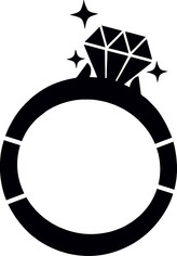 Prstínek - plastová šablona 438 Rozměr: C 14,5x14,5cm