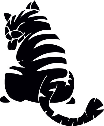 ARTEMISS Kočka - plastová šablona 413 Rozměr: E 29x29cm