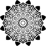 ARTEMISS Mandala - plastová šablona 473 Rozměr: G 29x29cm