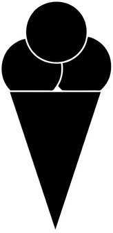 ARTEMISS Zmrzlina - plastová šablona 431 Rozměr: D 29x29cm