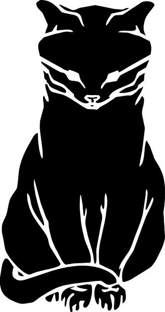 ARTEMISS Kočka - plastová šablona 418 Rozměr: C 14,5x14,5cm