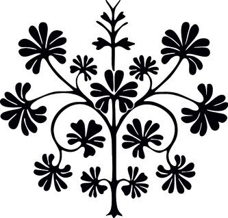 ARTEMISS Květ - plastová šablona 377 Rozměr: G 29x29cm