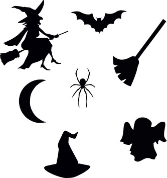 ARTEMISS Halloween 02 - plastová šablona 325 Rozměr: E 29x29cm