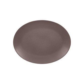 RAK Talíř oválný 36 × 27 cm, hnědá | RAK-NFNNOP36CB