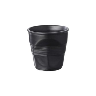 Revol Froissés pohárek 8 cl, černý saténový | REV-001640