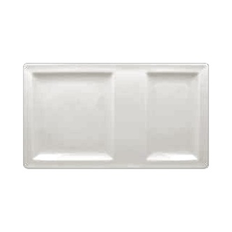 RAK Talíř mělký 37 × 21 cm – dvoudílný | RAK-CLRP37IN2