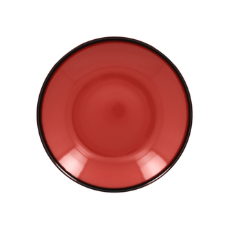 RAK Talíř hluboký kulatý 69 cl, červená | RAK-LENNDP23RD
