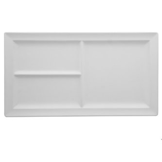 RAK Talíř mělký 39 × 21 cm – trojdílný | RAK-CLRP38IN3