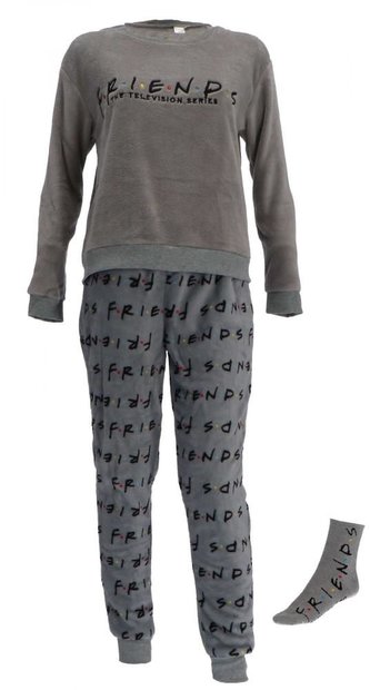 DOMÁCÍ KOMPLET  S PONOŽKAMI FRIENDS - velikost XL