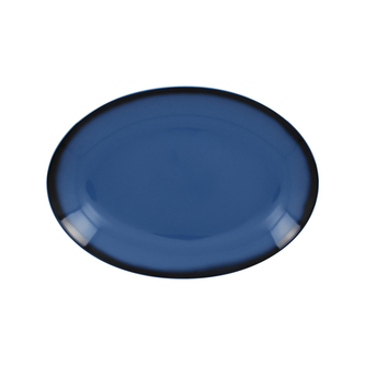 RAK Talíř oválný 26 x 19 cm, modrá | RAK-LENNOP26BL