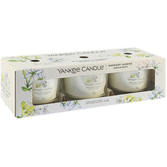 Yankee Candle Sada votivních svíček ve skle Midnight Jasmine 3 x 37 g unisex