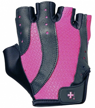 Dámské fitness rukavice Pro Pink - Harbinger - Velikost: M - růžová