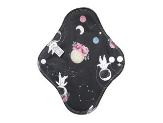 Denní vložka (PUL) - Valentina ve vesmíru, růžový velur (kojenecký plyš)