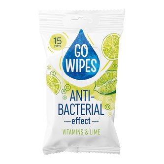 SMILE ubrousky vlhčené s antibakteriálním efektem vitamín a lime
