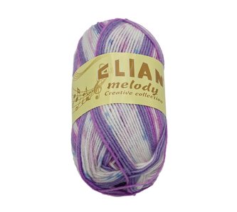 Příze MELODY - fialová - samovzorovací - 50g / 150 m