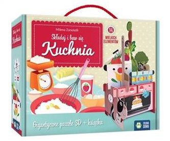 Kuchnia Składaj i baw się puzzle 3D+książka