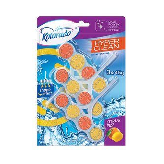 Kolorado WC block hyper clean CITRUS FIZZ 3x45 g