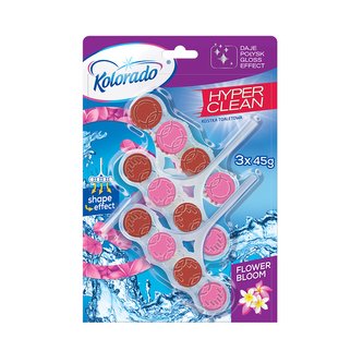 Kolorado WC block hyper clean FLOWER BLOOM 3x45 g