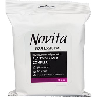 NOVITA intimní ubrousky 15 ks