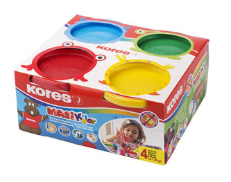 Kores Modelovací hmota MASI KOLOR, 4 barvy po 130g