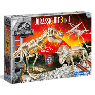 Clementoni - Sada T-Rex 3v1 (Jurský svět)