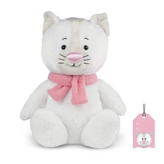 Kočička bílá s věnováním