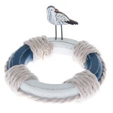 Dřevěná dekorace - záchranný kruh, 12/72