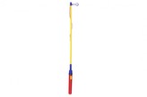 Hůlka k lampionu plast 50cm svítící na baterie karneval