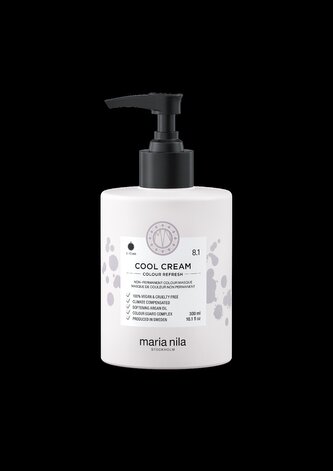 Maria Nila Jemná vyživující maska bez permanentních barevných pigmentů 8.1 Cool Cream (Colour Refresh Mask) Objem 300 ml woman