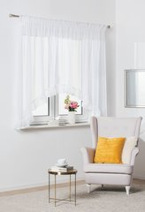 Dekorační krátká záclona s řasící páskou JULIA bílá 290x160 cm MyBestHome