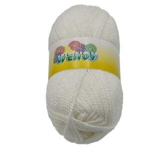 Příze WENDY - bílá - 100g / 190 m