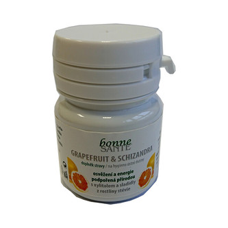 Bonne Santé Pastilky bez cukru - grapefruit, schizandra 7 g