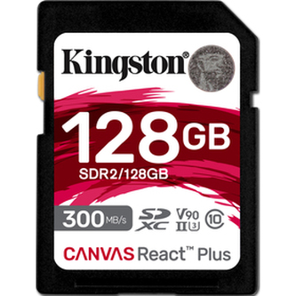 Paměťová karta KINGSTON Canvas React Plus SD 128GB