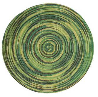 Prostírání kulaté LOLLIPOP zelená O 38 cm Mybesthome