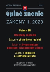 Aktualizácia II/1 2023 – Obchodný zákonník a obchodný register