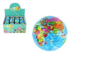 Míček zeměkoule pěna 6cm  - 1 KS