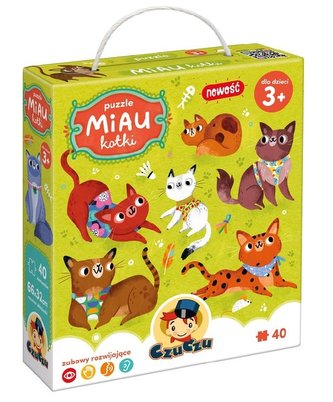 CzuCzu Puzzle Miau Kotki 3+ CzuCzu Puzzle Miau Kotki 3+