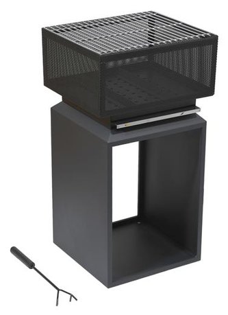 Ohniště Cattara CUBE s mřížkou 74cm Ohniště Cattara CUBE s mřížkou 74cm