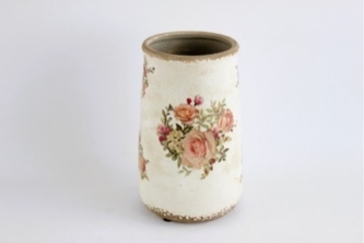 Keramická váza Roses 23x14,5 cm