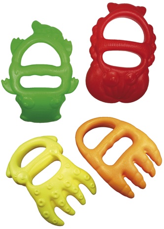 Sada 4 drapáků na písek