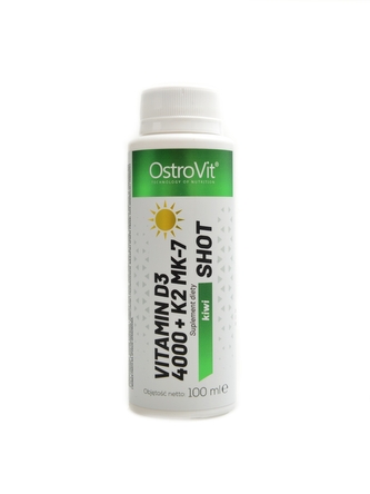 Ostrovit - Vitamin D3 4000 IU + K2 MK-7 shot 100 ml