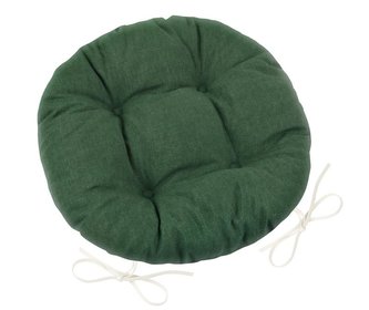 Sedák LADA kulatý prošívaný - tmavě zelená Uni - průměr 40 cm