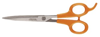 Nůžky "Classic", kadeřnické, 17 cm, oranžové, FISKARS