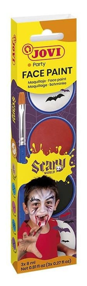 JOVI Obličejové barvy 3x 8ml - Scary JOVI Obličejové barvy 3x 8ml - Scary