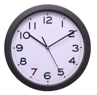 Nástěnné hodiny BAZO bílá/černá O 30,5 cm Mybesthome