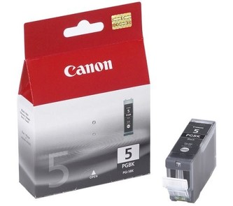 Canon CARTRIDGE PGI-5BK černá pro IP4x00, IP5200(R), IP6600D, PIXMA MP500, 530, 600,610 MX850