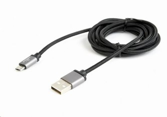 Learner kontroversiel Pas på GEMBIRD Kabel USB A Male/Micro B Male 2.0, 1,8m, opletený, černý, blister -  - Megaknihy.cz